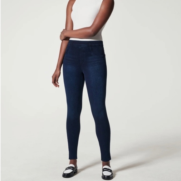 Spanx Jean-ish Ankle Leggings SZ M - Picture 1 of 8